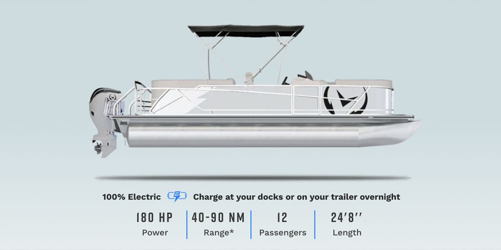 Vision electric pontoon