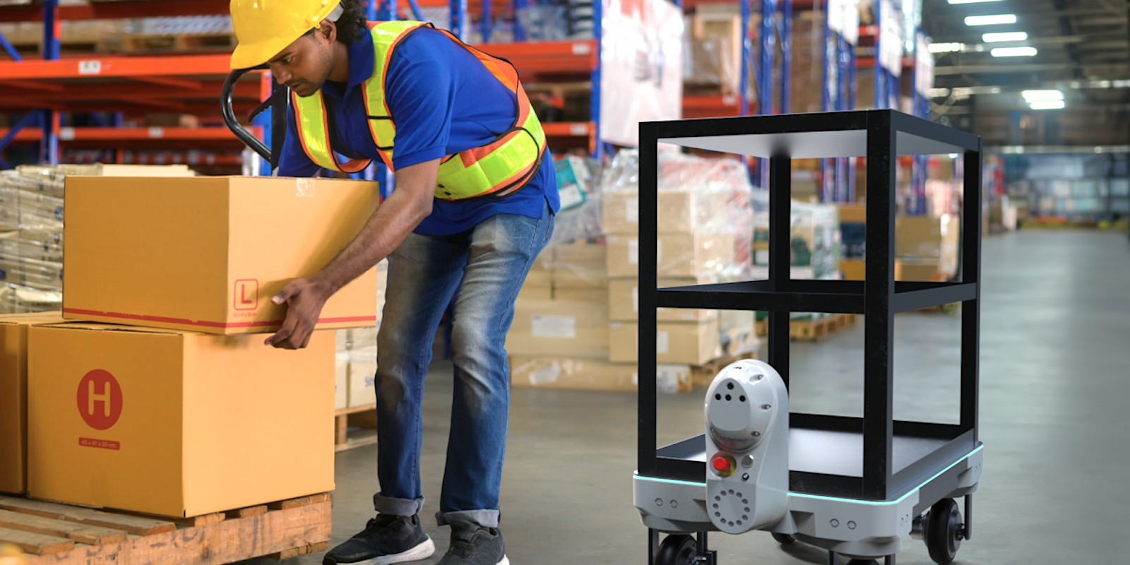 Piaggio's auto-following Kilo bot carts 220 lb like a robo pack mule